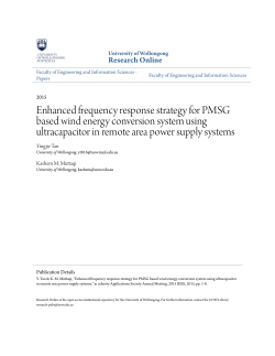 Enhanced frequency response strategy for PMSG