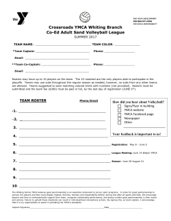 Crossroads YMCA Whiting Branch Co