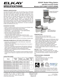 Elkay EZSTL8WSLK/L3K Spec Sheet
