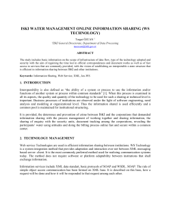 Sample Extended Abstract