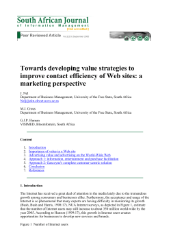 Towards developing value strategies to improve contact efficiency of