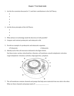 Chapter 7 Test Study Guide List the five scientists discussed in 7.1