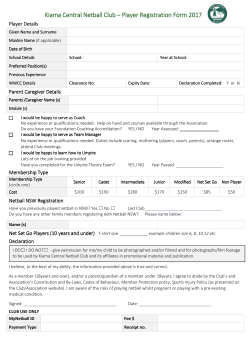 Player Registration Player Registration Player Registrati