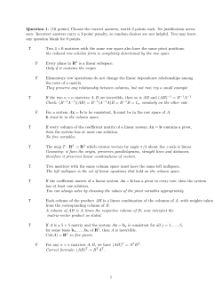 Question 1. (16 points) Choose the correct answers, worth 2 points
