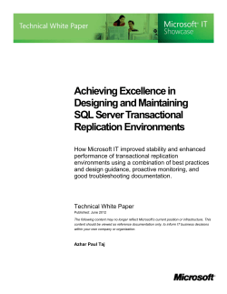 IT Showcase: Achieving Excellence in Designing