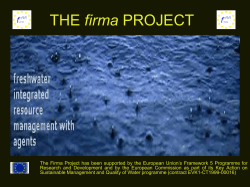 the firma project - Centre for Policy Modelling