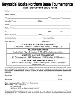 Trail Tourn App and Schedule