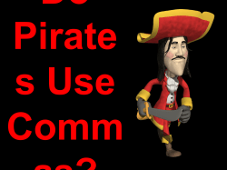 Do Pirates Use Commas?