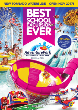 new tornado waterslide &ndash; open nov 2017!