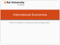 International Economics - PowerPoint Presentation