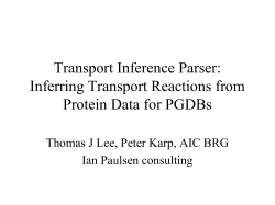 Inferring Transport Reactions from Protein Data