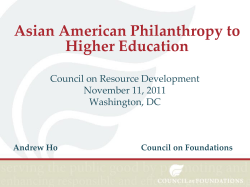 Asian American Giving CRD 2011