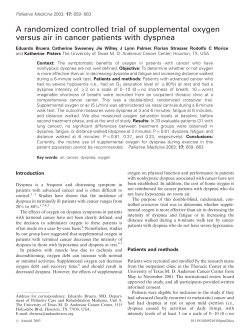 A randomized controlled trial of supplemental oxygen versus air in