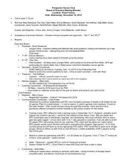 November PSC Minutes 2015