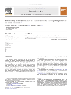 The monetary method to measure the shadow economy: The