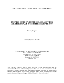 impact on entrepreneurs` profit