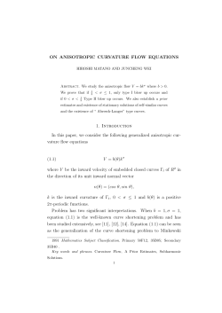 On anisotropic curvature flows