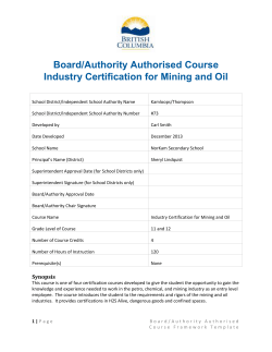 Unit 4 &ndash; Confined Space Certification