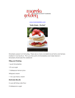 Marcia`s Strawberry Shortcake &ndash; Darien