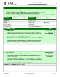 Performance Review Form
