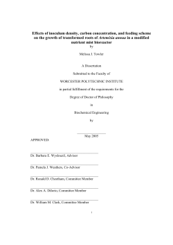 Effects of inoculum density, carbon concentration, and feeding