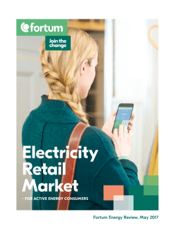 Electricity Retail Market