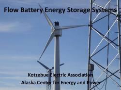 Flow Battery Energy Storage Systems