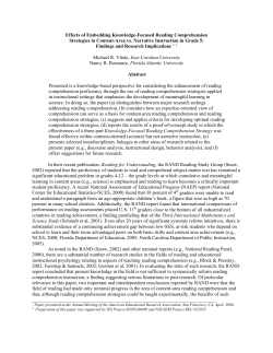 Effects of Embedding Knowledge-Focused