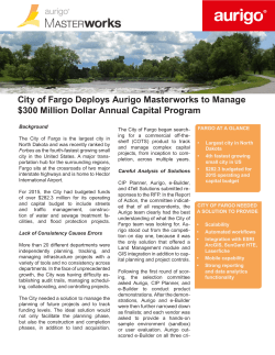 City of Fargo Deploys Aurigo Masterworks to Manage $300 Million
