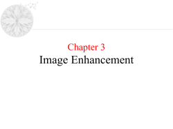 Spatial Domain Methods