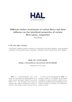 Different surface treatments of carbon fibers and their influence on