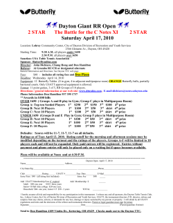 Dayton Giant Round-Robin Open