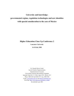 Some consequences for academic work