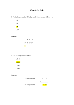 Chapter2: Quiz