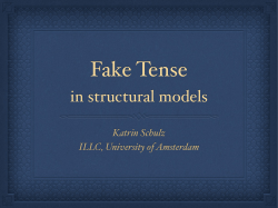 a semantics for counterfactuals