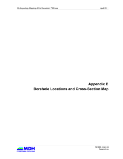 Appendix B Borehole Locations and Cross