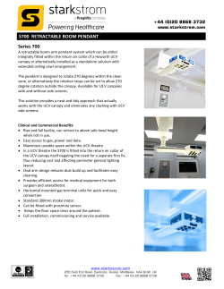 S700 RETRACTABLE BOOM PENDANT Series 700