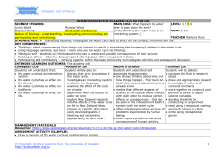 H2O on the Go - Science Learning Hub