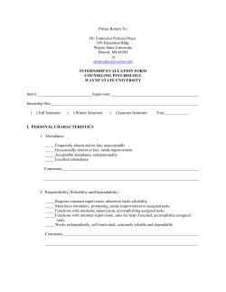 internship evaluation form-1 - College of Education