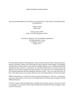 Revealed Preference, Rational Inattention, and Costly Information