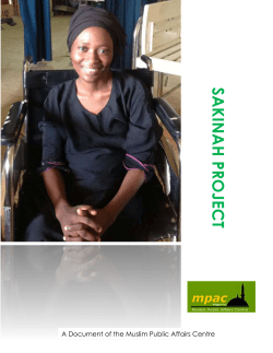 Head, Sakinah Project