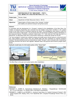 "Vienna River" - Part 2: Full Model (Scale 1:15)