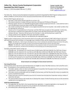 Barnes County Development Corporation Expanded Flex PACE