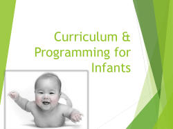 ED 106: Introduction to Early Childhood Education