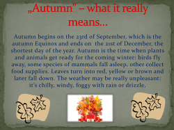 *Autumn* by Kuba D*browski