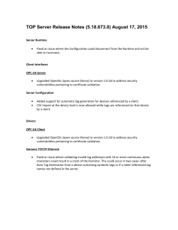 TOP Server (5 - Support