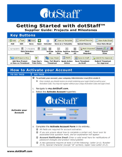 How to Submit a Project Bid