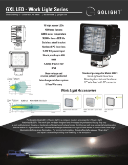 GXL LED - Work Light Series