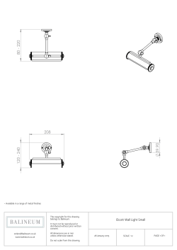 Elcott Wall Light Small