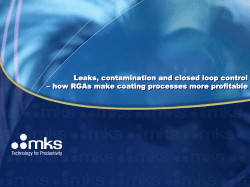 RGA Quadrupole Mass Spectrometers